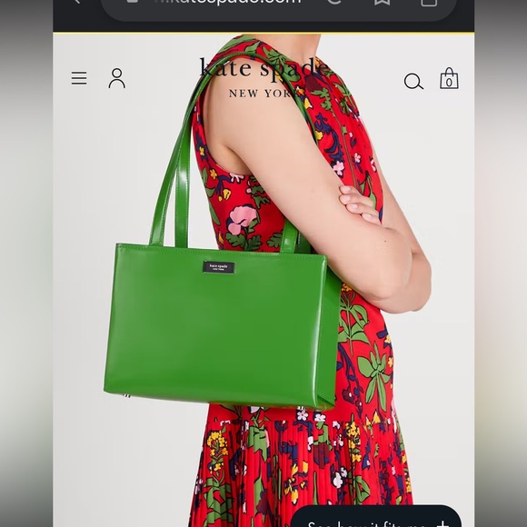 The Sam Icon Bag in Medium- KS green (300) Style K9775 Spazzolato leather - Picture 5 of 13